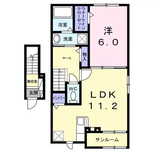 シーブルーム【2階】の間取り