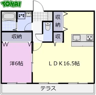 メゾンママII【2階】の間取り