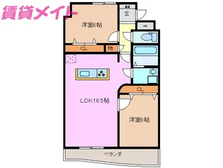 グランドヒルズ【1階】の間取り