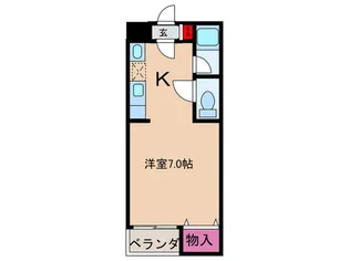 メゾン鳩ヶ瀬【4階】の間取り