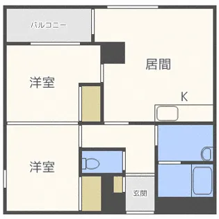REEF suite【3階】の間取り