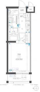 ZOOM武蔵新城【2階】の間取り