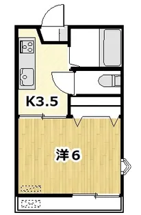 メゾンエリカ【2階】の間取り