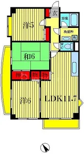 フォーディーバーMS【3階】の間取り
