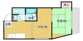 サーティーンマンション【2階】の間取り