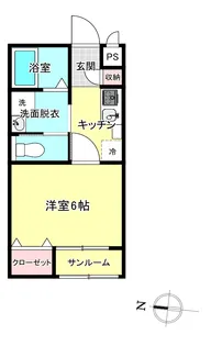 セービング由利本荘【1階】の間取り