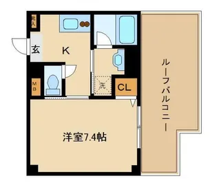 第60シンエイビル【4階】の間取り