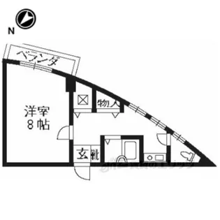 プレサンス京都駅前【8階】の間取り