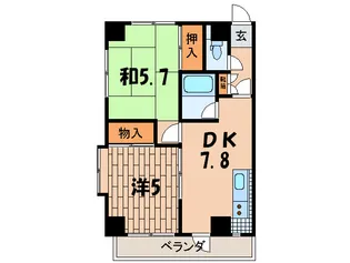 パ-クアベニュ-駒沢【2階】の間取り