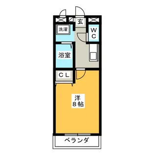 六条サンアルティア【2階】の間取り
