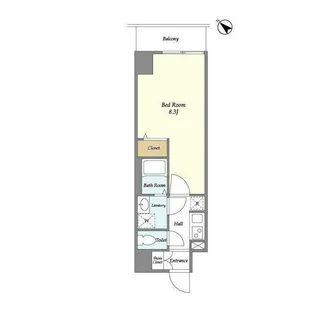 ライトテラス多摩川【5階】の間取り