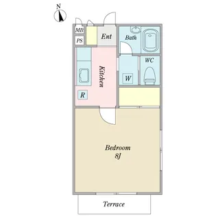 ペシュール【1階】の間取り