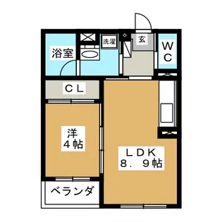 Queens.S【1階】の間取り