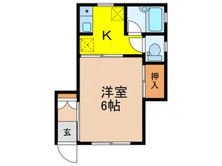 大島アパート【1階】の間取り