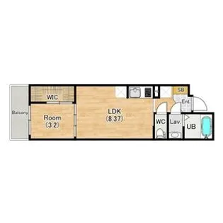 シエーナグランデ四条烏丸【2階】の間取り