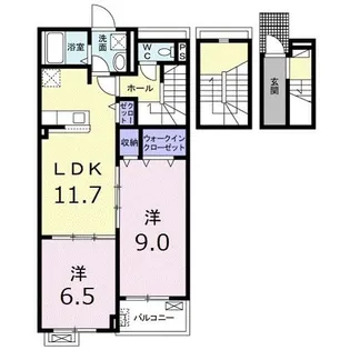 アーバー春山【3階】の間取り