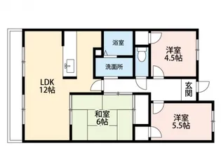 ラフィーネ昭和町【5階】の間取り