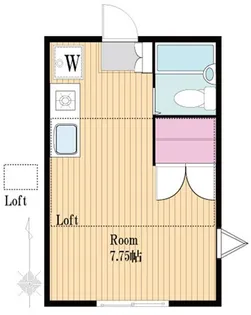 メゾンラポール【2階】の間取り
