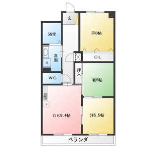 Rapport桜台【3階】の間取り