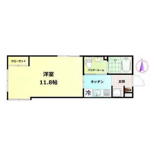 パーク・レジデンス【1階】の間取り