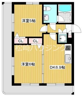 サンテラスもみじ山【3階】の間取り