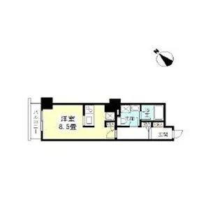 TKフラッツ渋谷【2階】の間取り