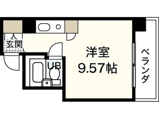 ビッグアップルビル【4階】の間取り