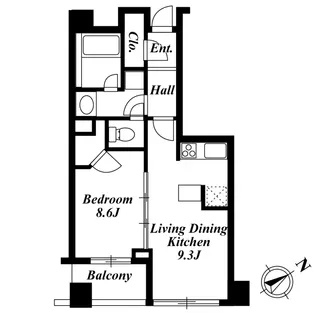 KDXレジデンス高輪【1階】の間取り