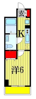 レジディア西船橋【1階】の間取り