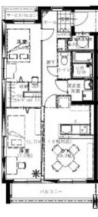 DIルミナリエ【1階】の間取り