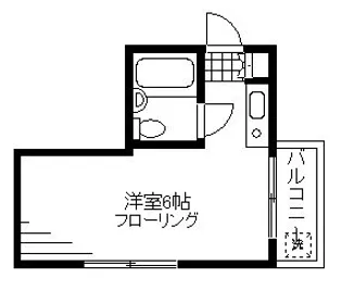 メゾンドラシーヌ【4階】の間取り
