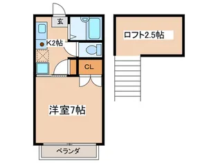 クックバラディスカバリ-III【2階】の間取り