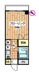 パインヴィレッジ代官山【2階】の間取り