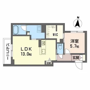 オルトペディアA【3階】の間取り