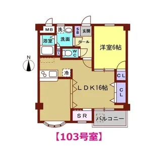Ziel (ツィール)【1階】の間取り
