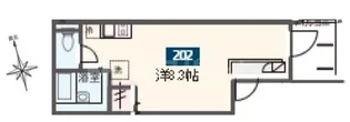 MELDIA扇大橋II【2階】の間取り