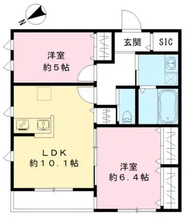 GRACIA(グラシア)【2階】の間取り