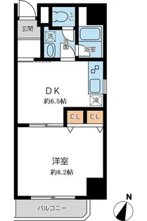 オーキッドレジデンス千葉中央【6階】の間取り