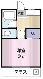 YKOレジデンス多摩【1階】の間取り
