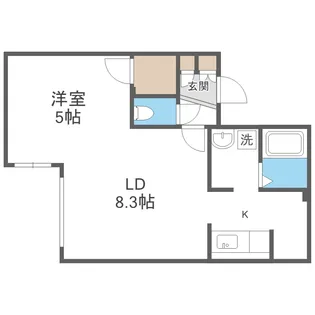 フェリーチェ2【1階】の間取り