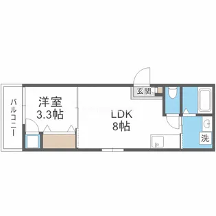 F maison foglia II【2階】の間取り