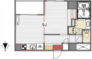 ラクラス田原町【2階】の間取り