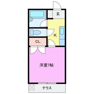 ピースハウス【1階】の間取り