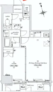 藤和シティスクエア練馬【7階】の間取り