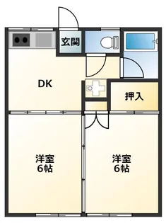 Room TK【1階】の間取り