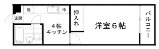 グランディアエイト【3階】の間取り