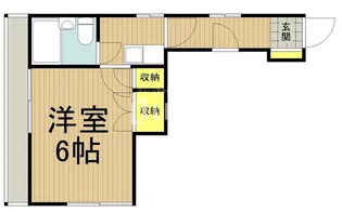 清水荘【1階】の間取り