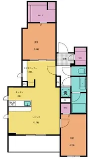 ソレーユみなとみらい【3階】の間取り