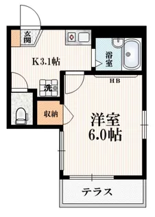 ハイム欅【1階】の間取り