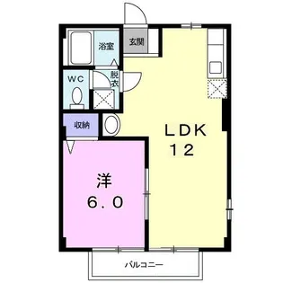 泉台ハイツ【1階】の間取り